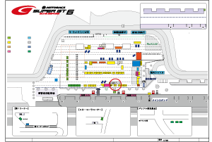 2013 AUTOBACS SUPER GT 第6戦 FUJI GT 300km RACE CALSONIC TEAM IMPUL オフィシャル販売ブース出店場所